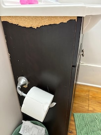 Falling apart at floor also