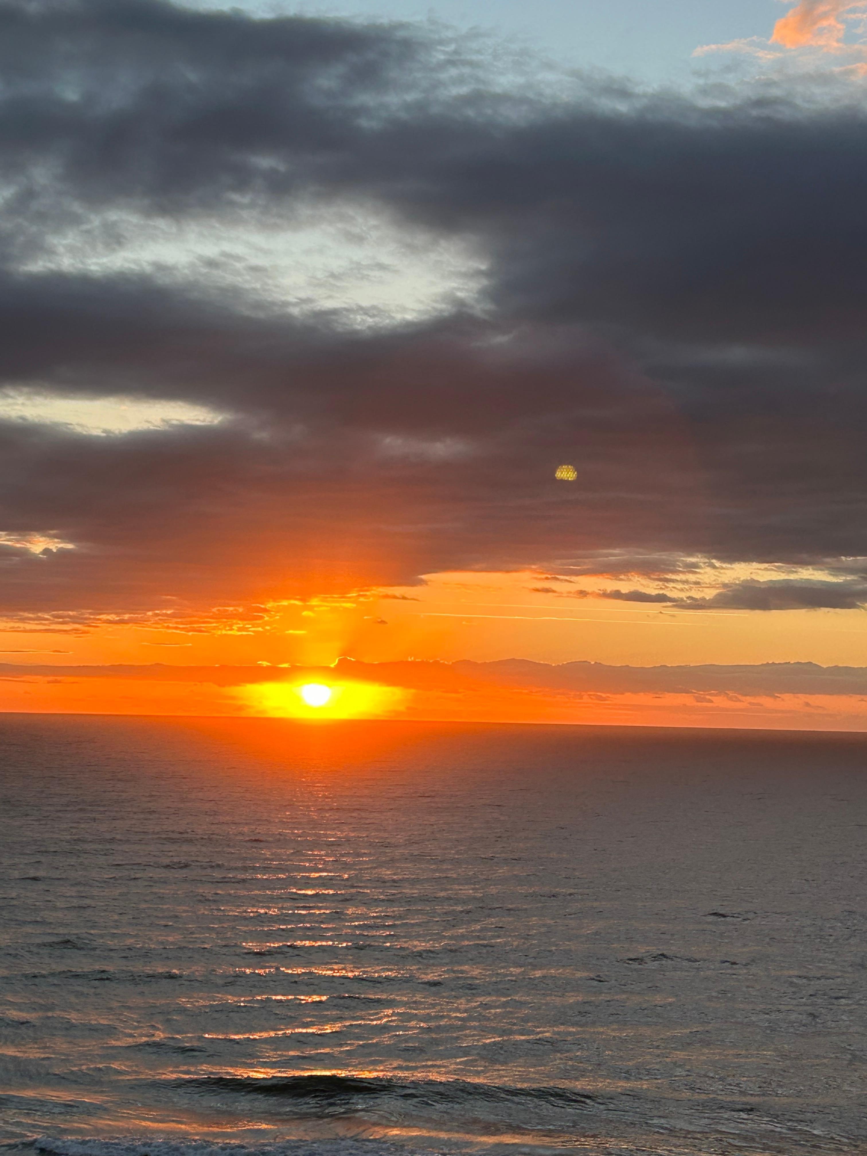 Sunrise from balcony 