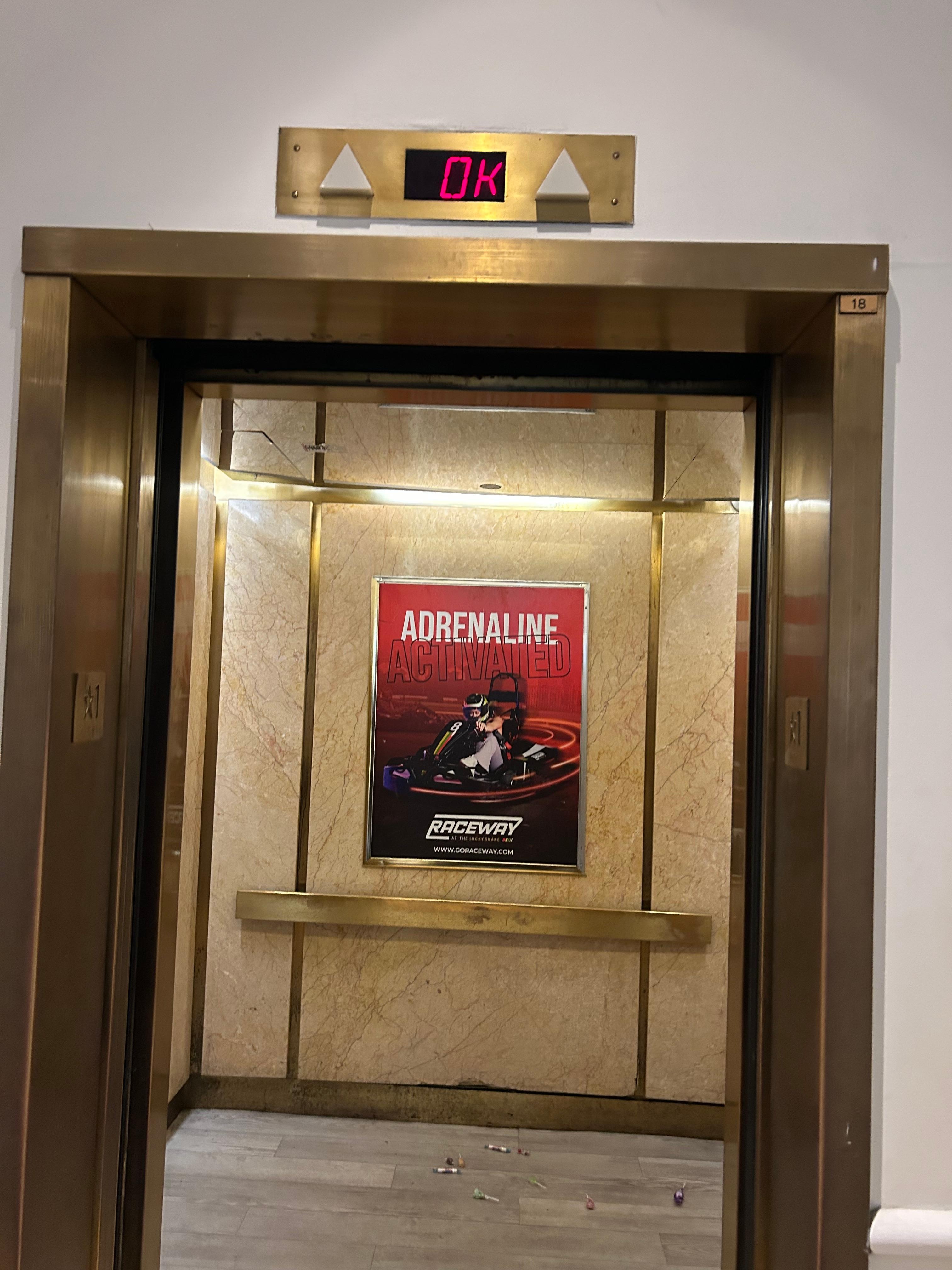 Broken elevator 