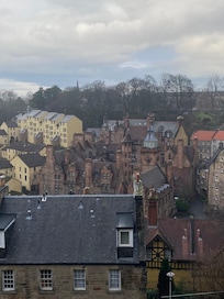 View of Dean village from the breakfast room