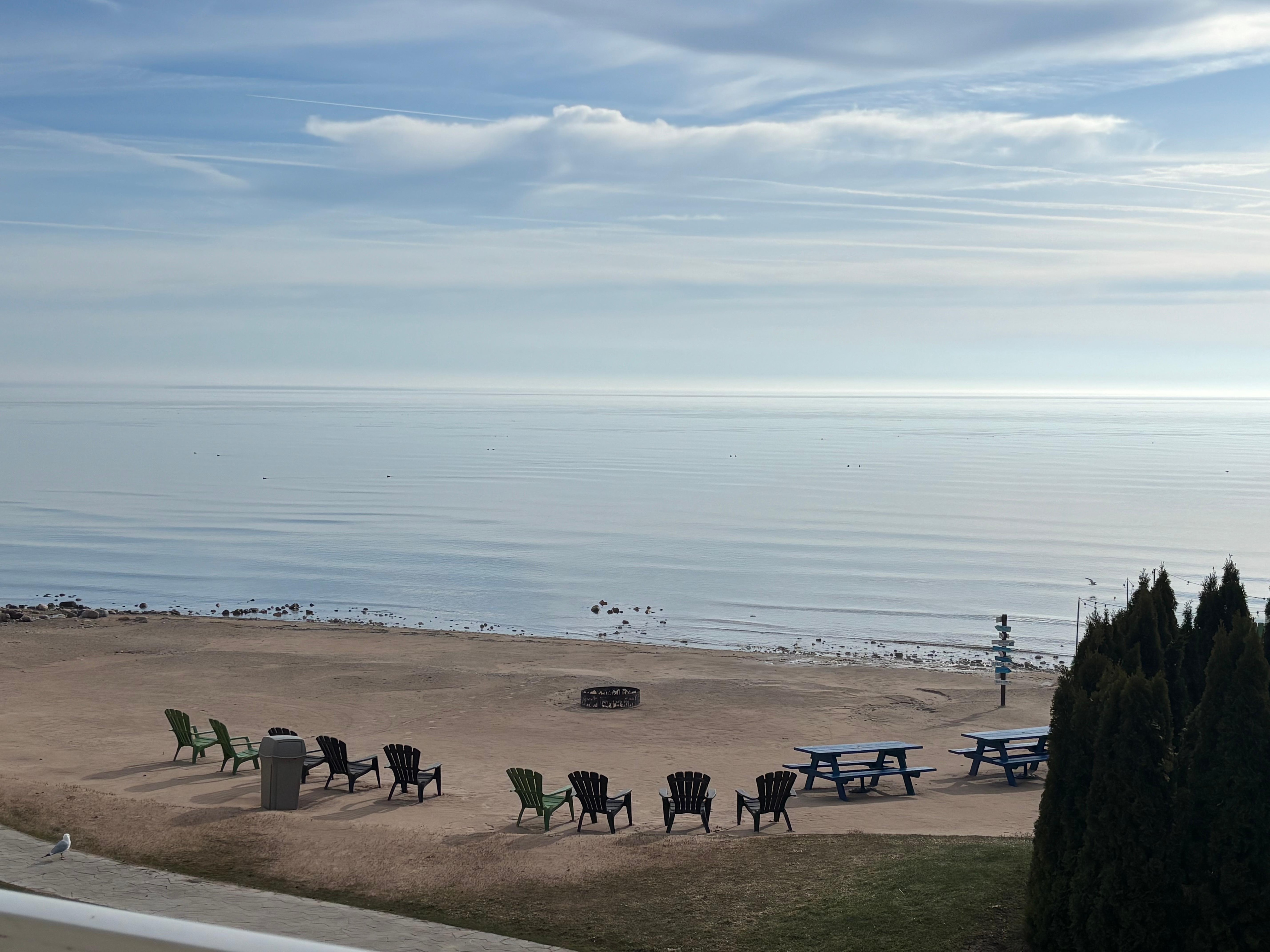 Beautiful view from the room, amazing sunrise!