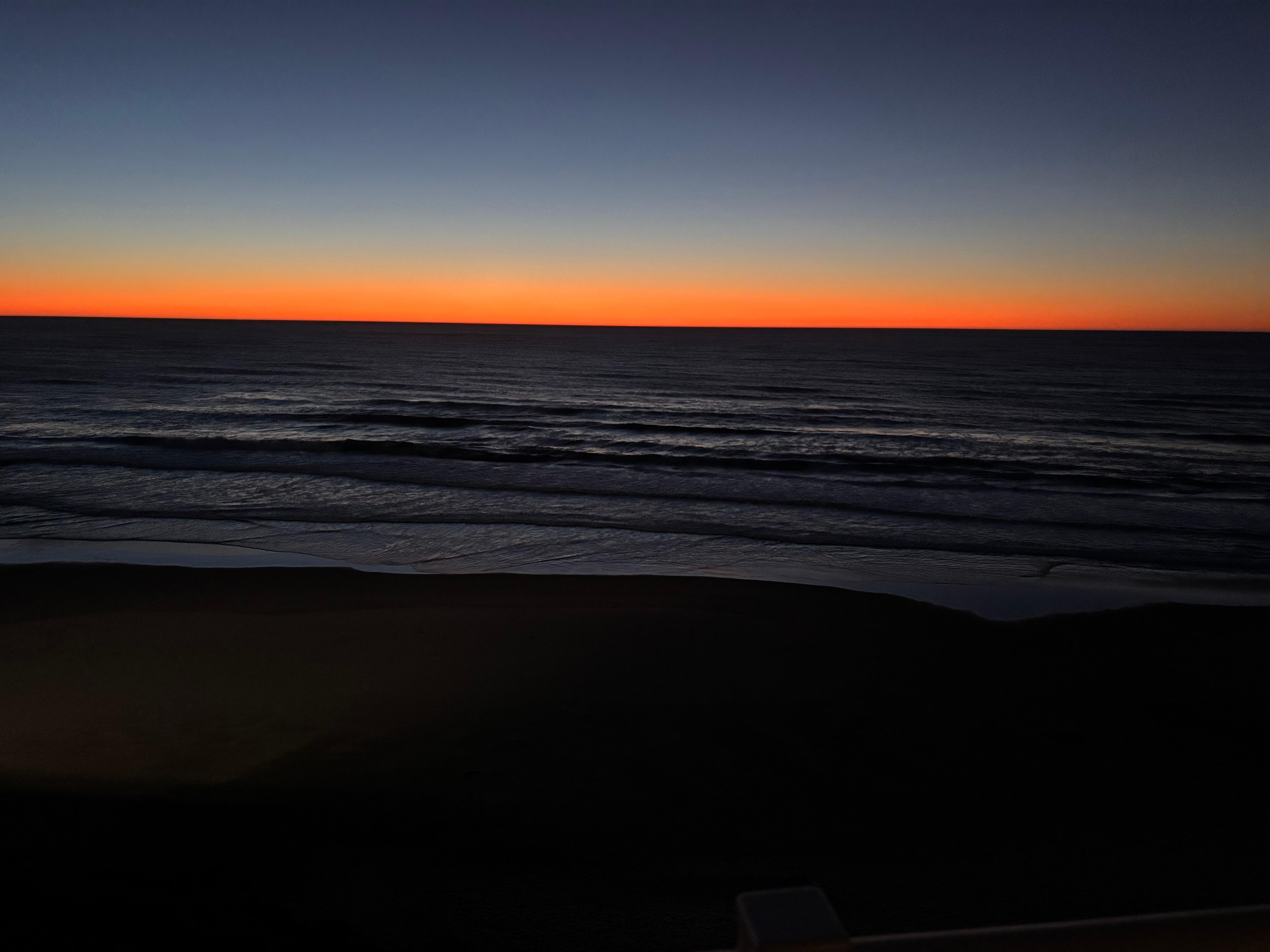 Sunset from the balcony