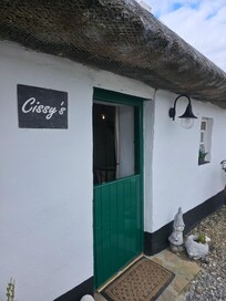 Front door of the cottage
