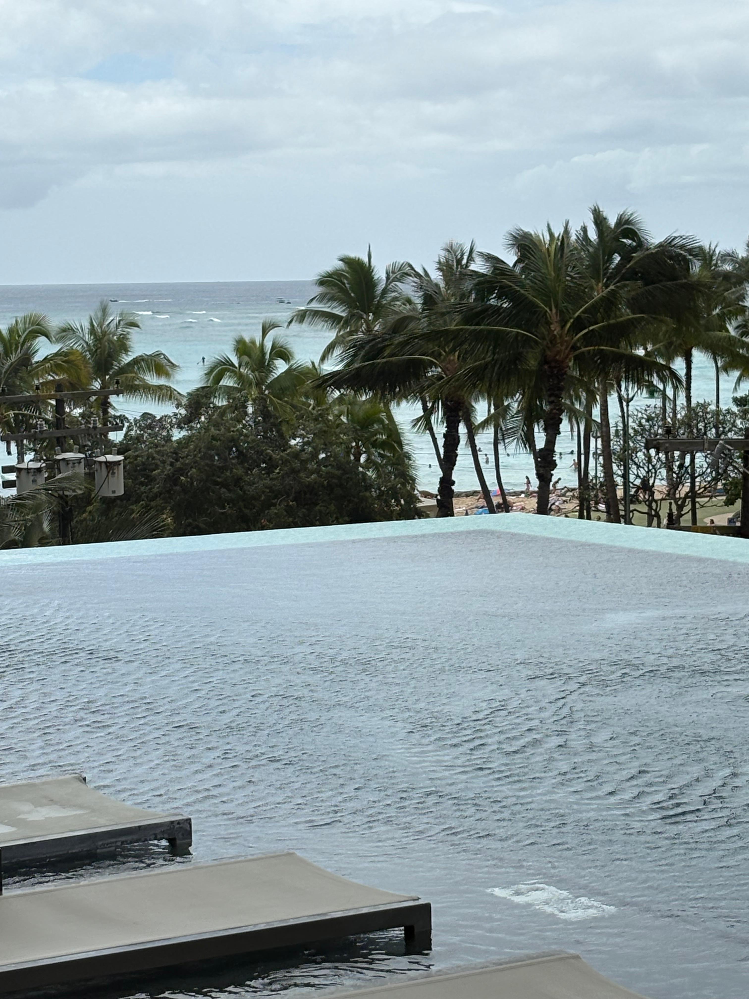 Infinity pool on 5th floor.  