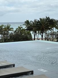 Infinity pool on 5th floor.