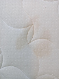 Stained mattress