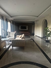 Reception area very clean, spacious and comfortable