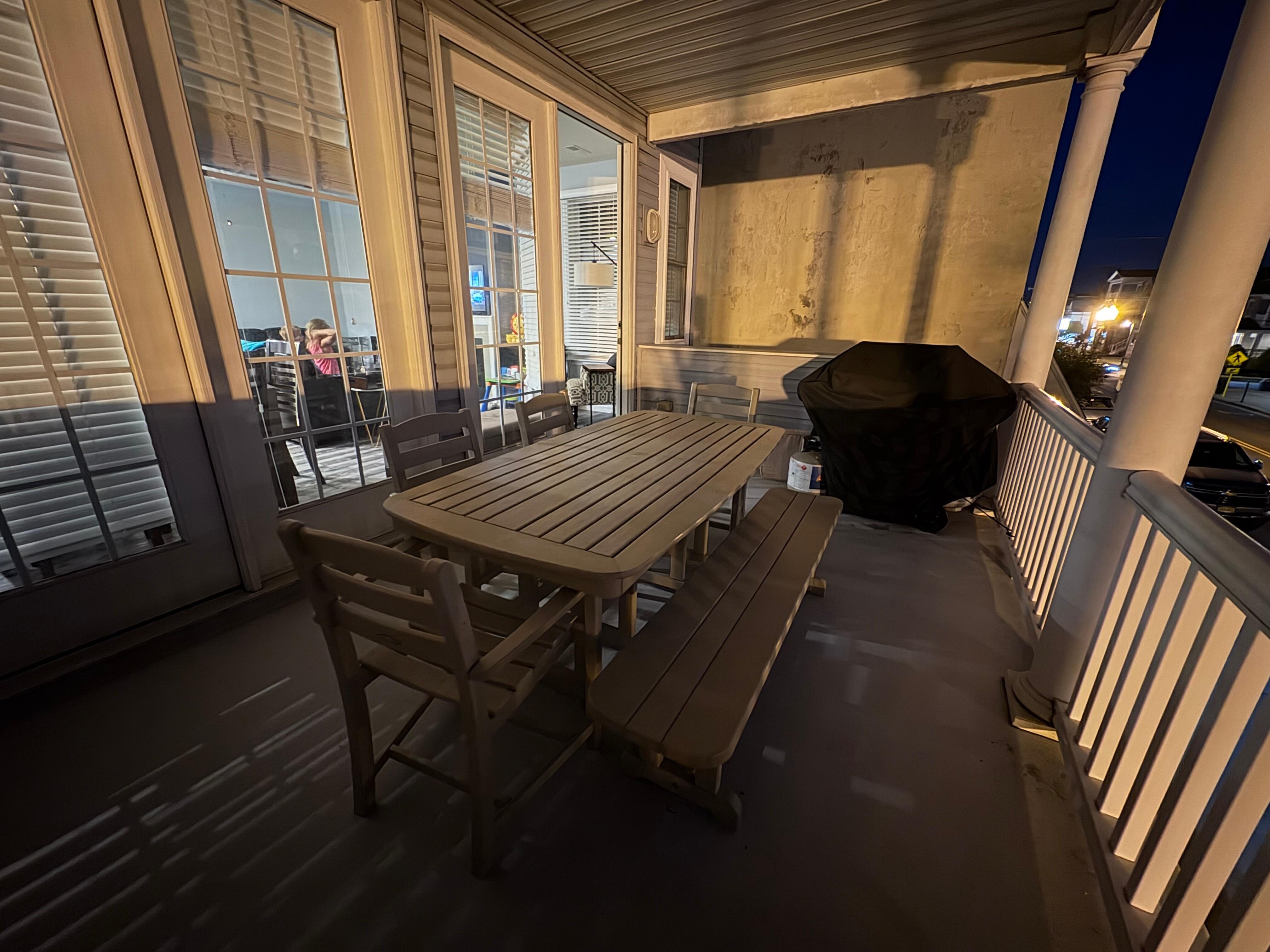 Deck at night 