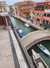 One view from the balcony.