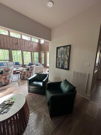 Living area with such relaxing ambience.