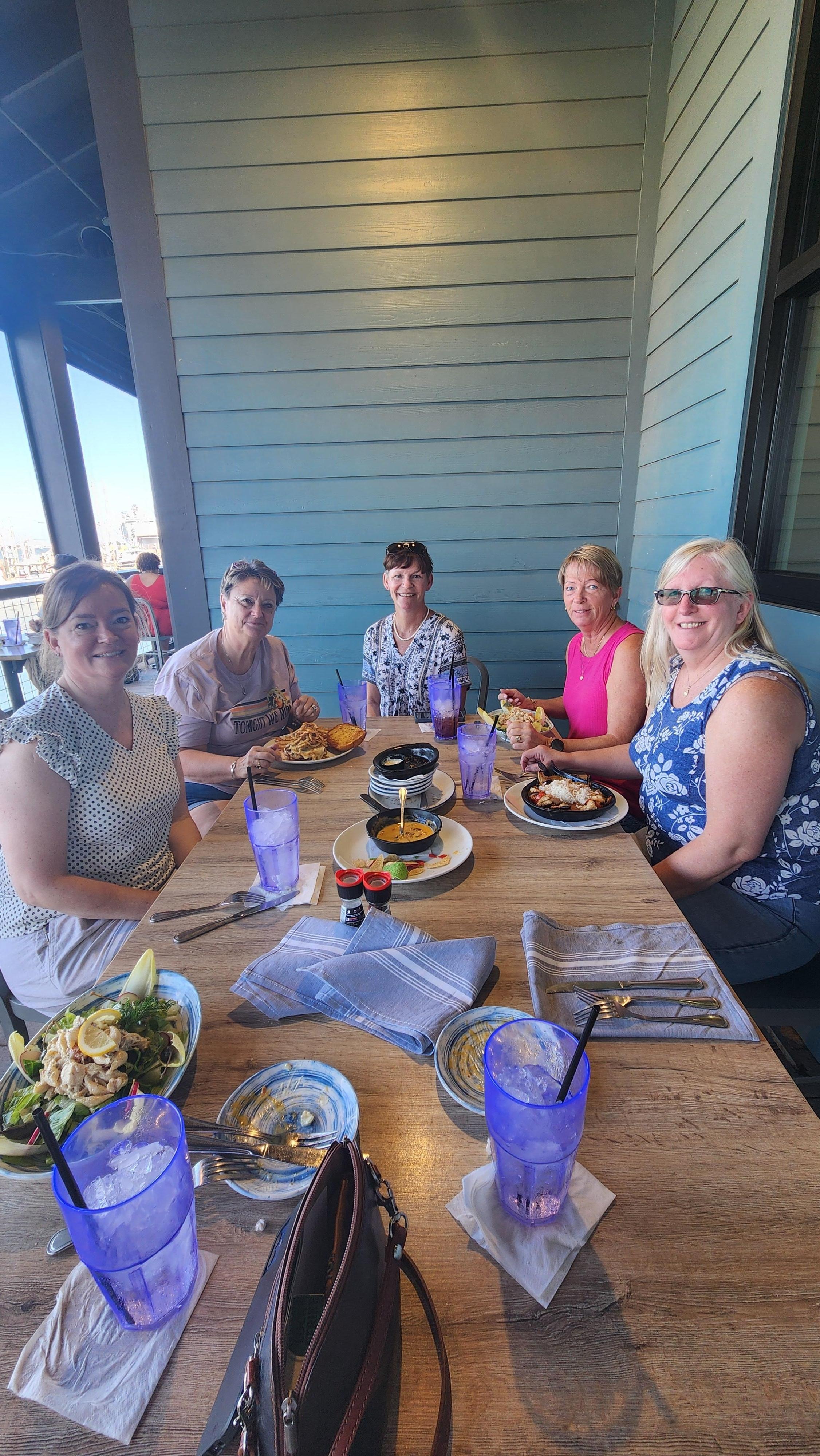 Restaurants were close and food was great.