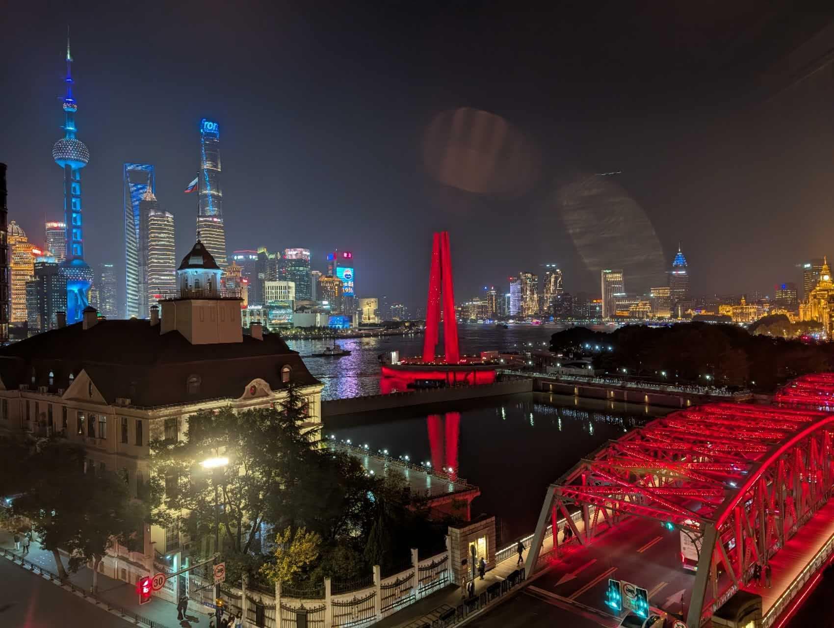 部屋からの夜景