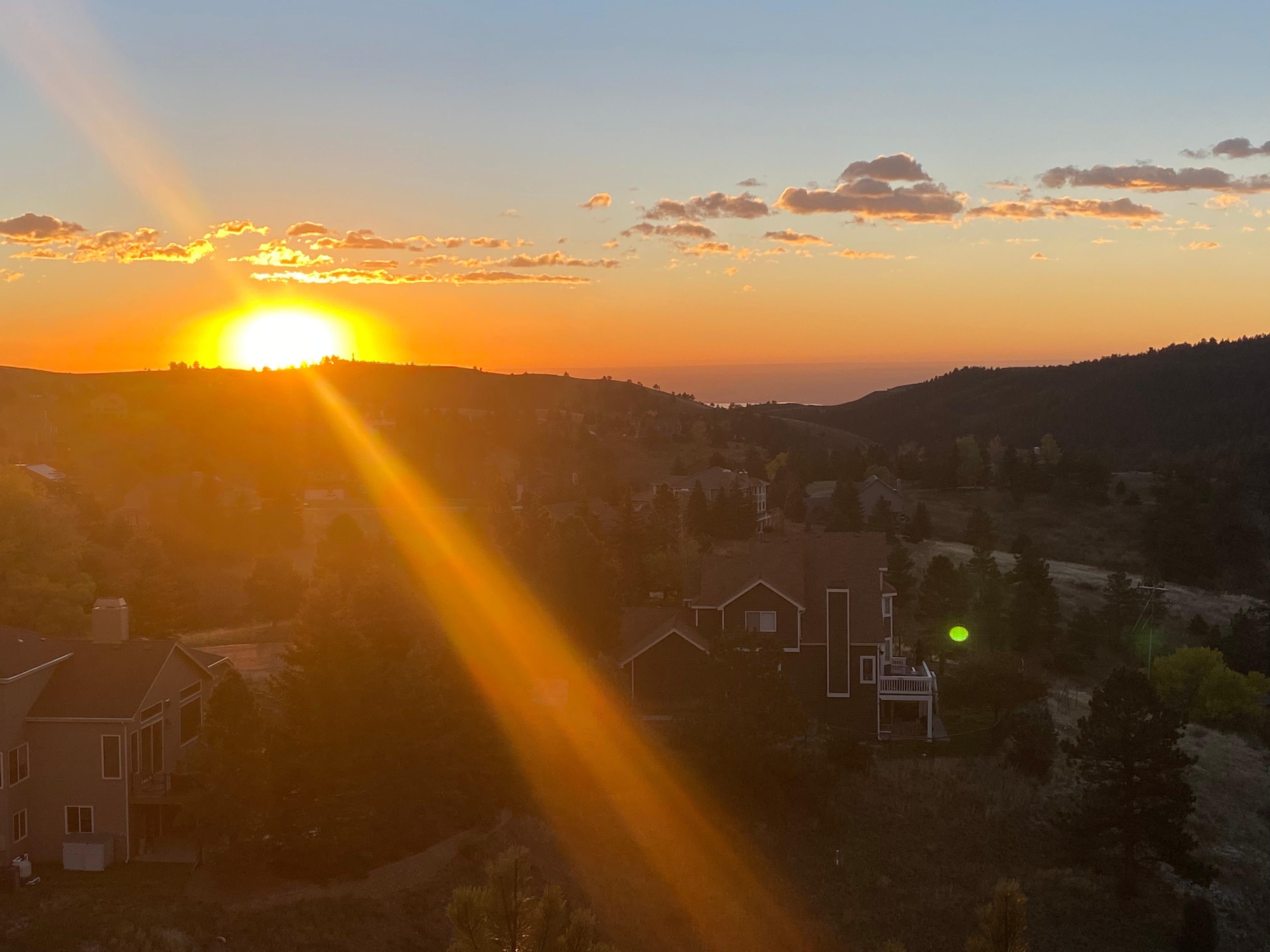 Beautiful sunrise view!!