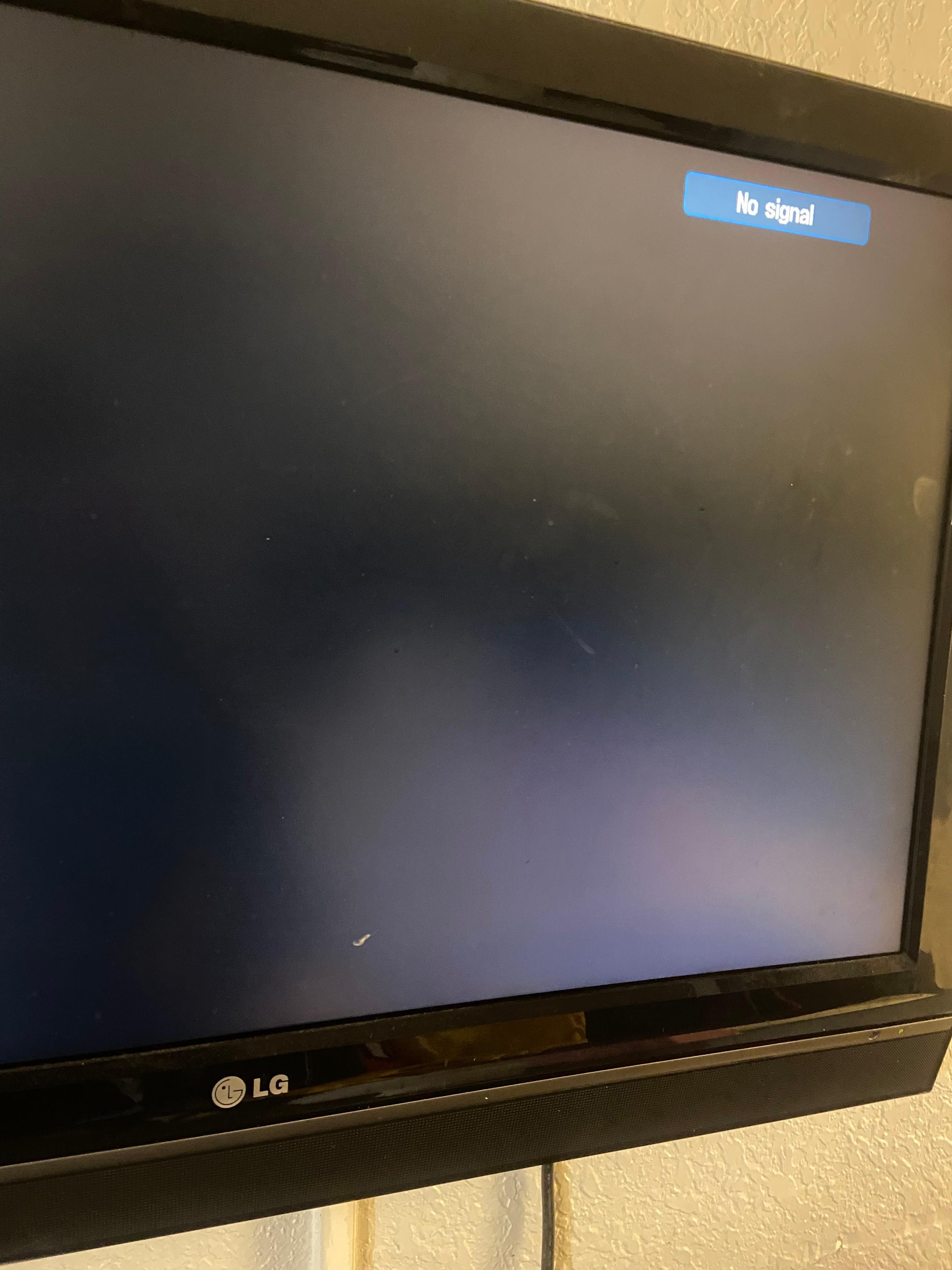 None working tv