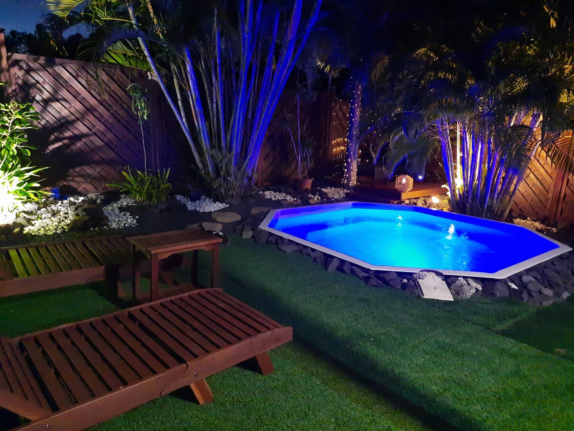 Piscine sublime et agréable 
