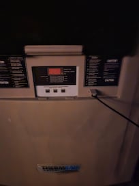 Pool Heating system off on the outside of the house. AFTER PAYMENT