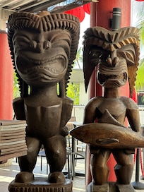 At Tikis the best steak and drinks