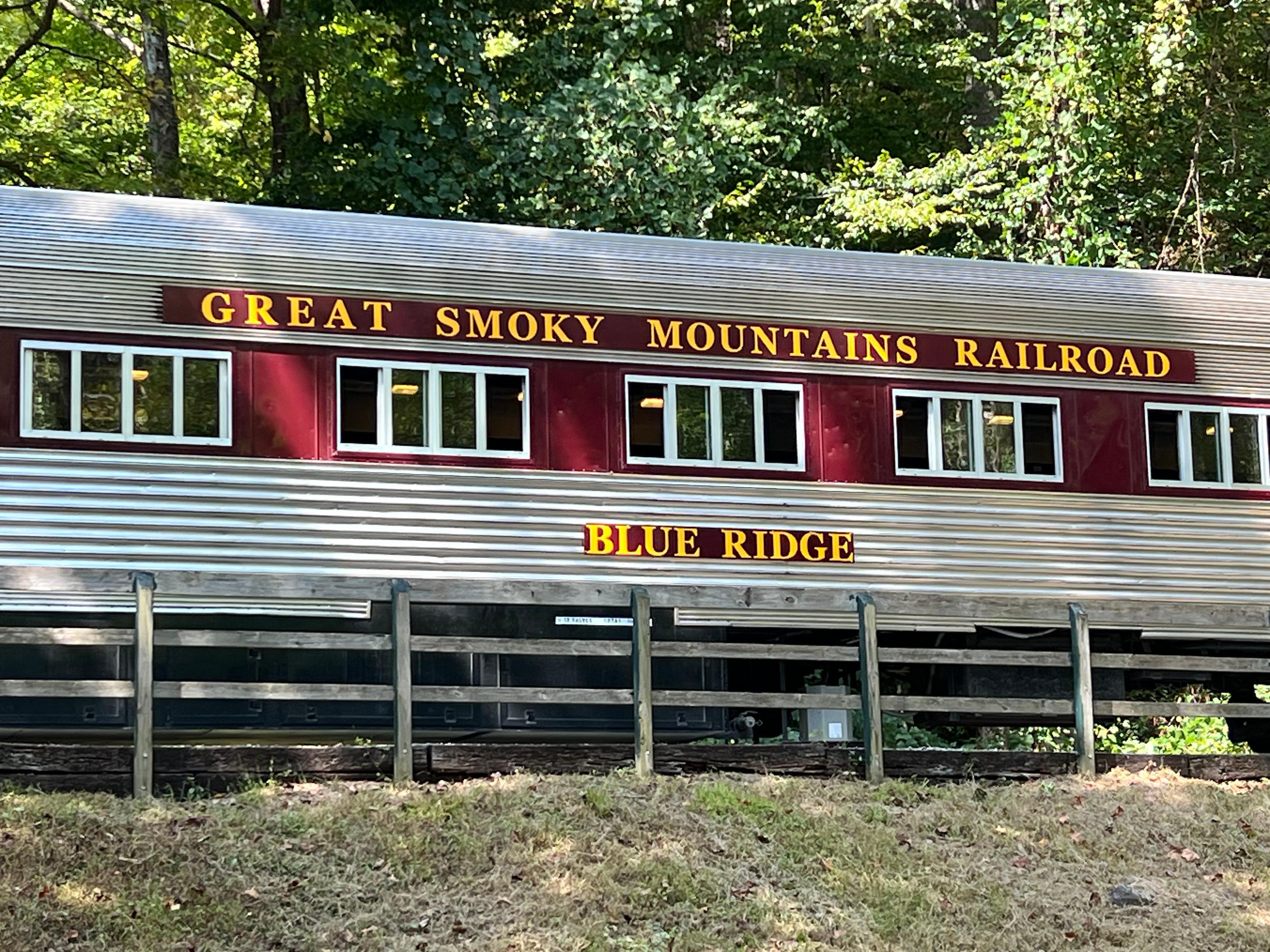 Train in Bryson City. Great little area to explore.