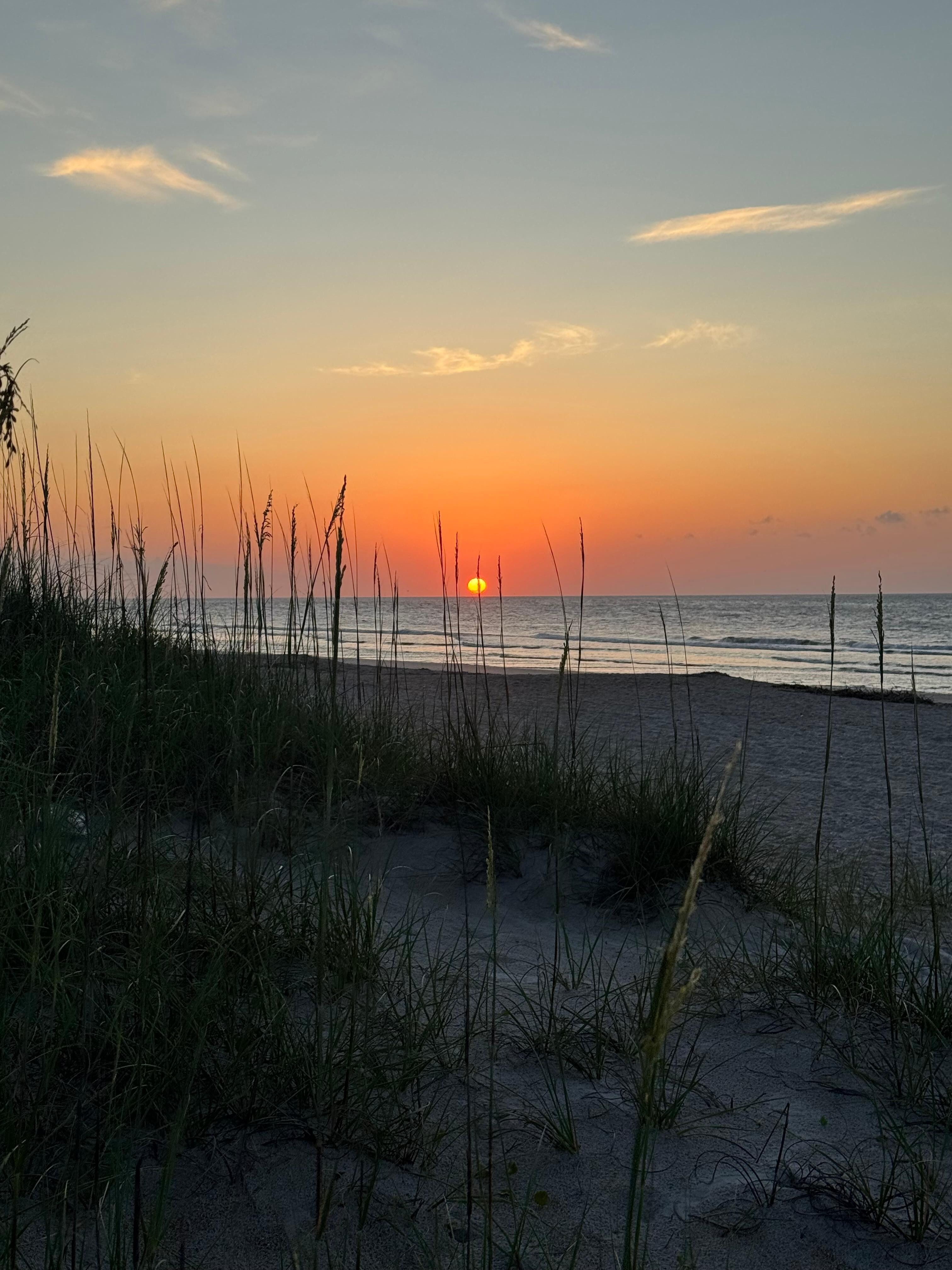 Sunrise from walkover