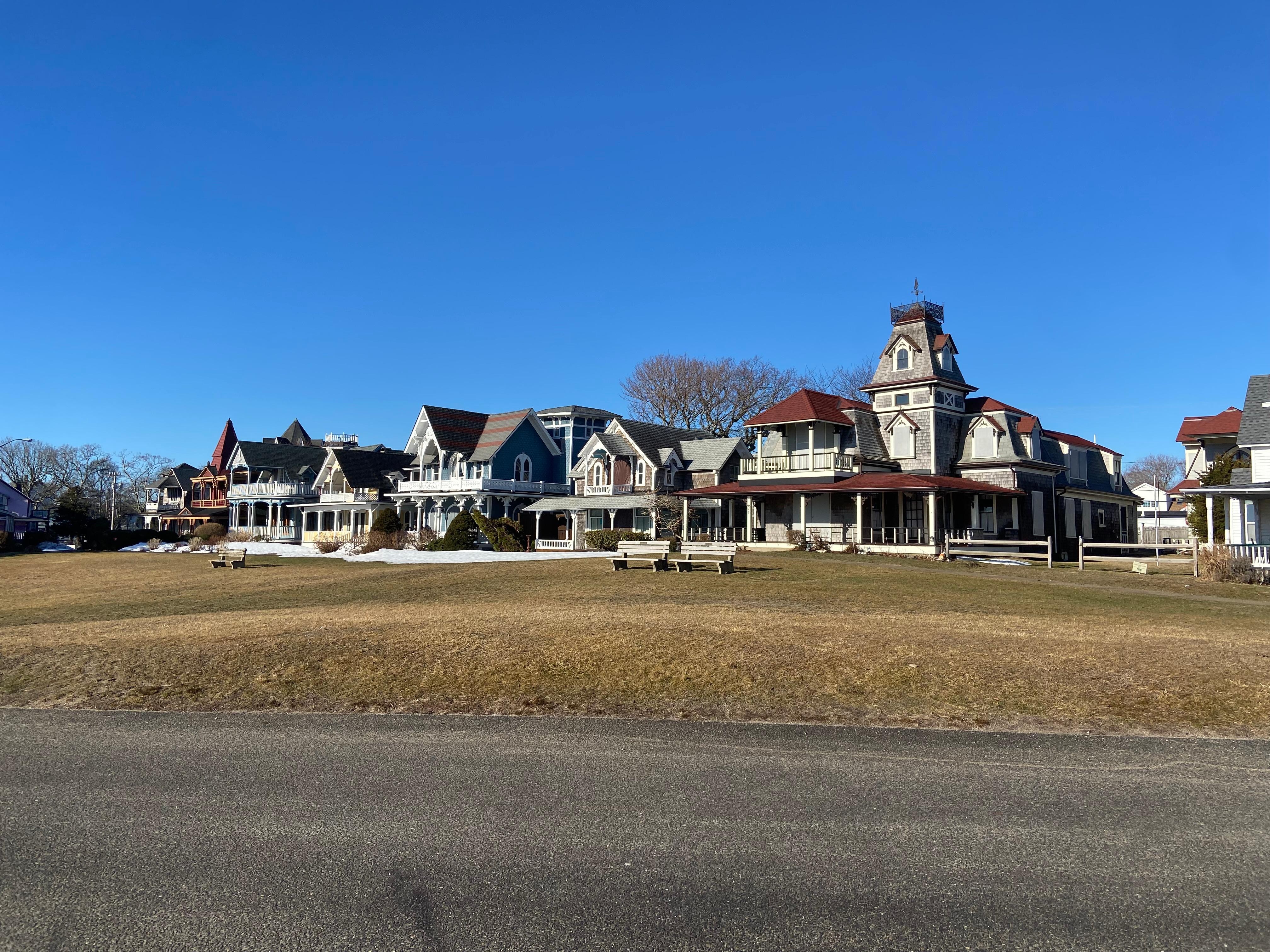 nearby in Oak Bluffs in winter 