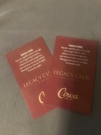 They give free drinks and free entrance to the Circa Stadium Pool and free parking.