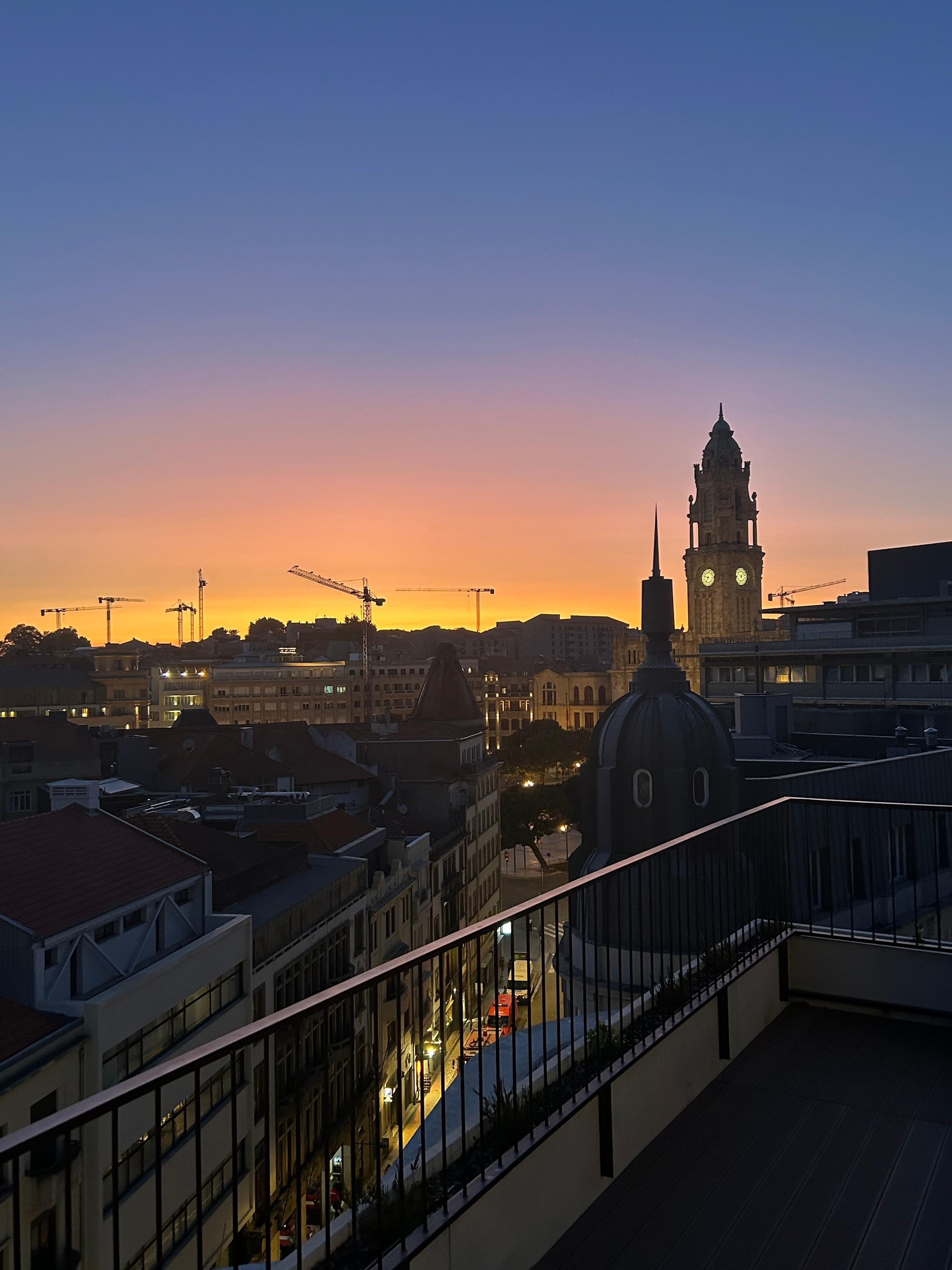 From the roof