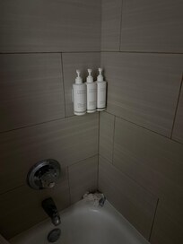 Refillable shampoo who knows what was in The bottles