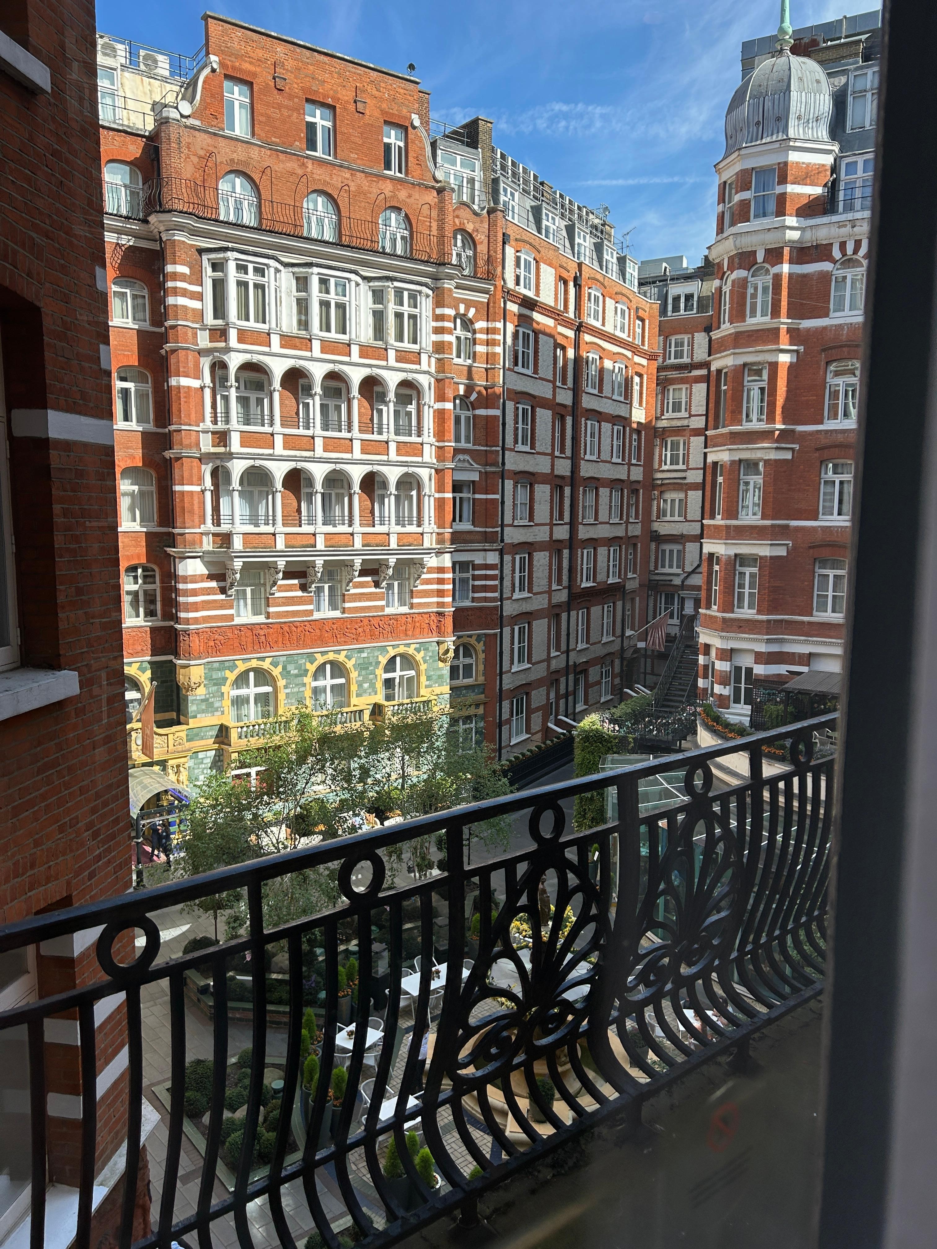  View of courtyard from room