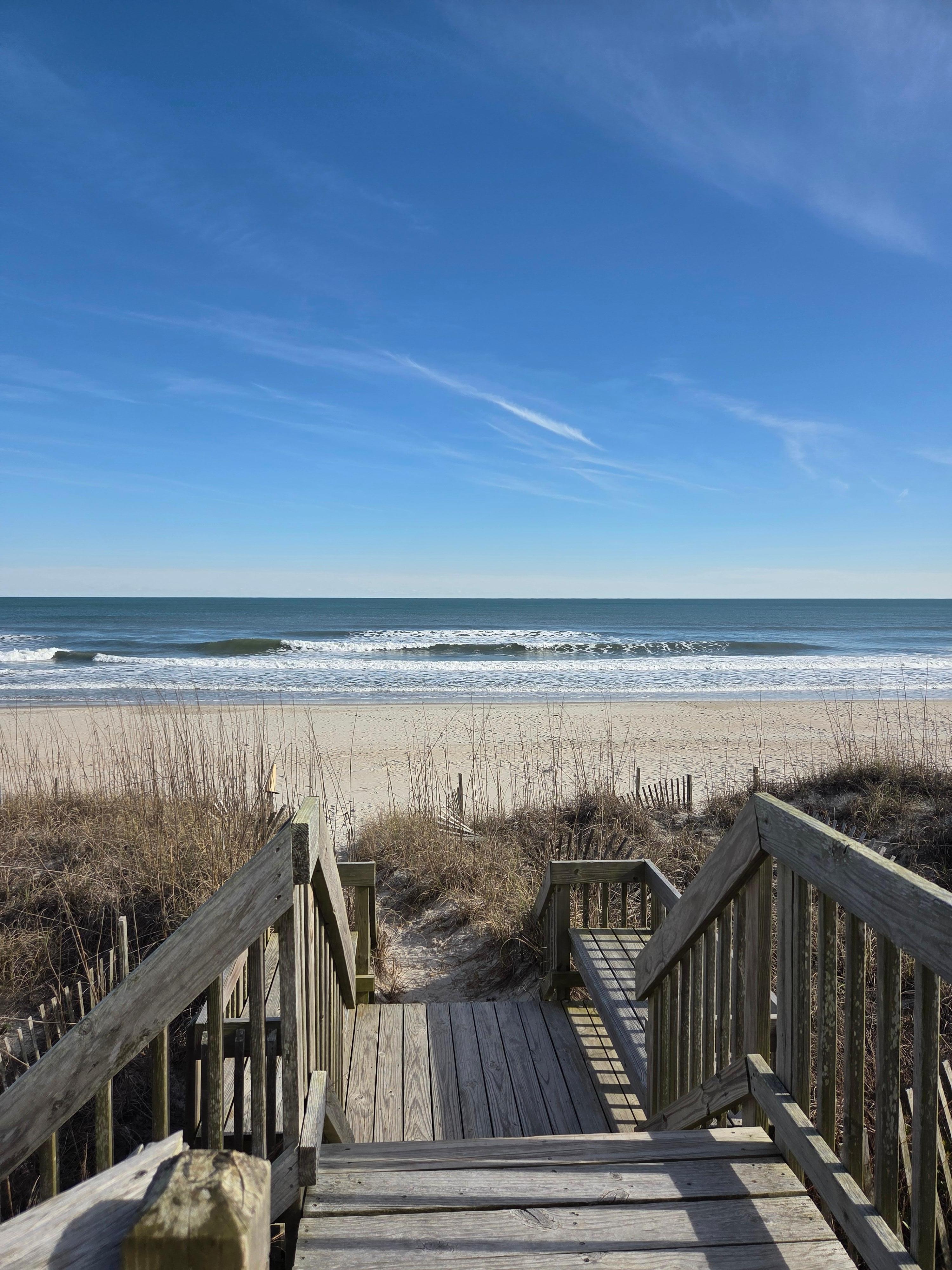 Ocena view on a sunny day is awesome.