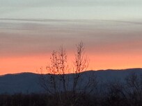 Beautiful sunset in Pigeon Forge.