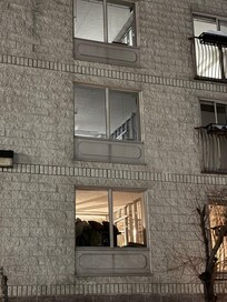 Construction in the hotel rooms most floors