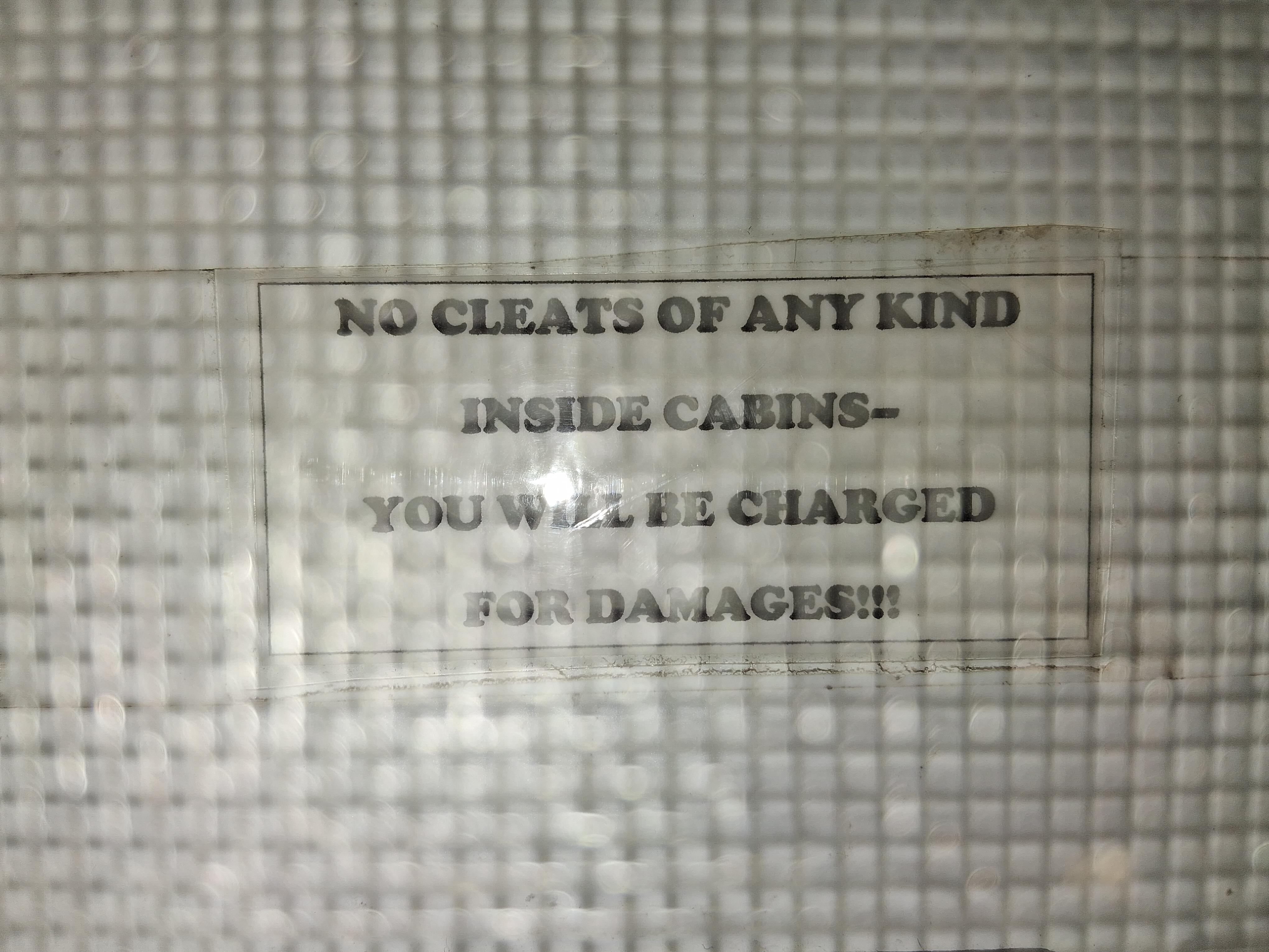 Cleats?  What are we, a soccer team? 