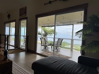 Half of the deck from the living room