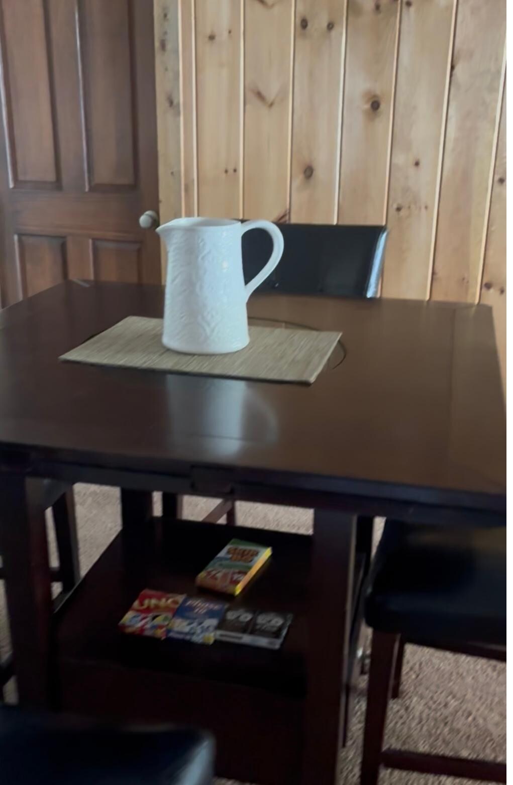 Game table with card games