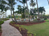 The walk to the pool area