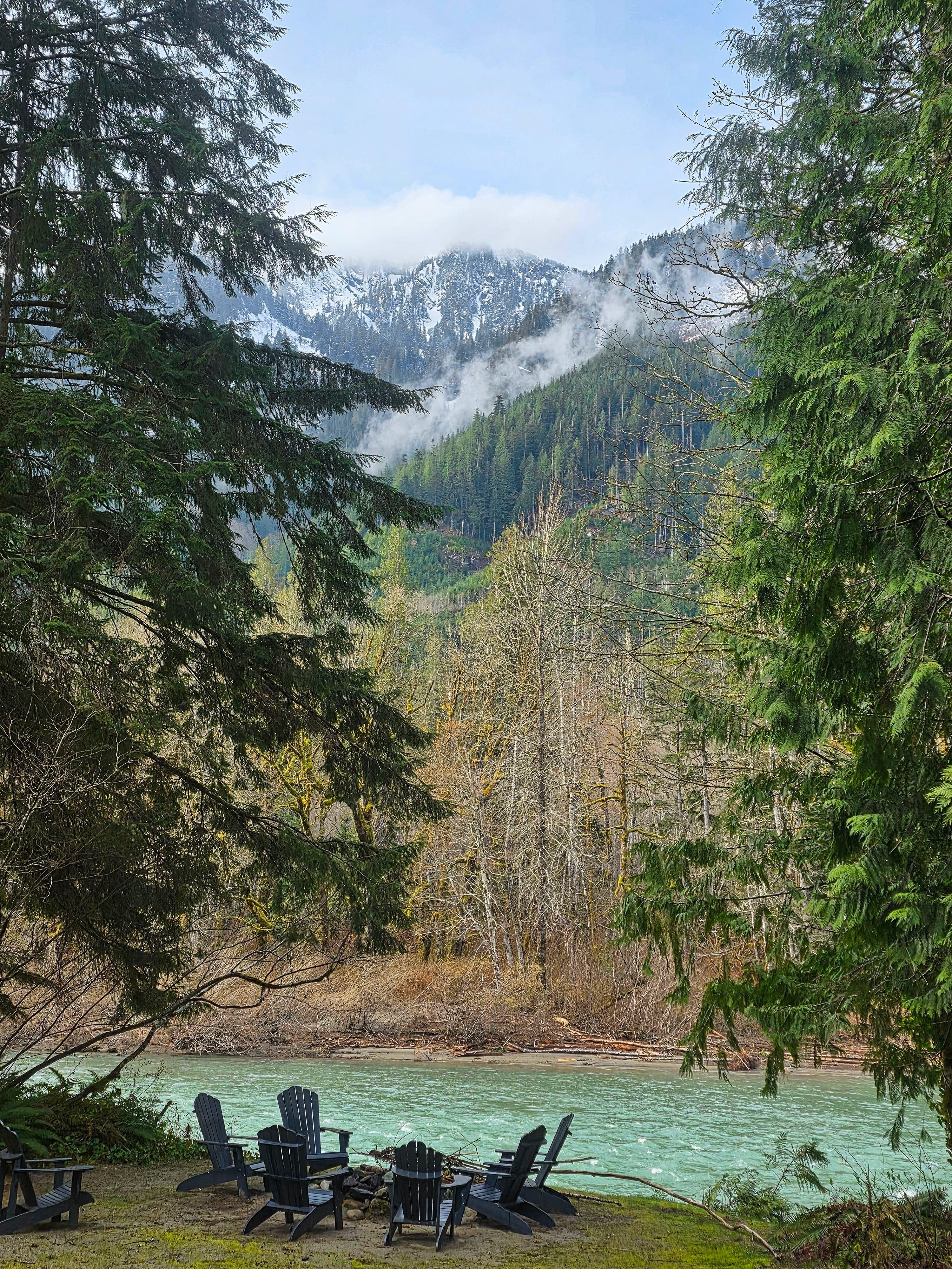 Views from the back of the house. 