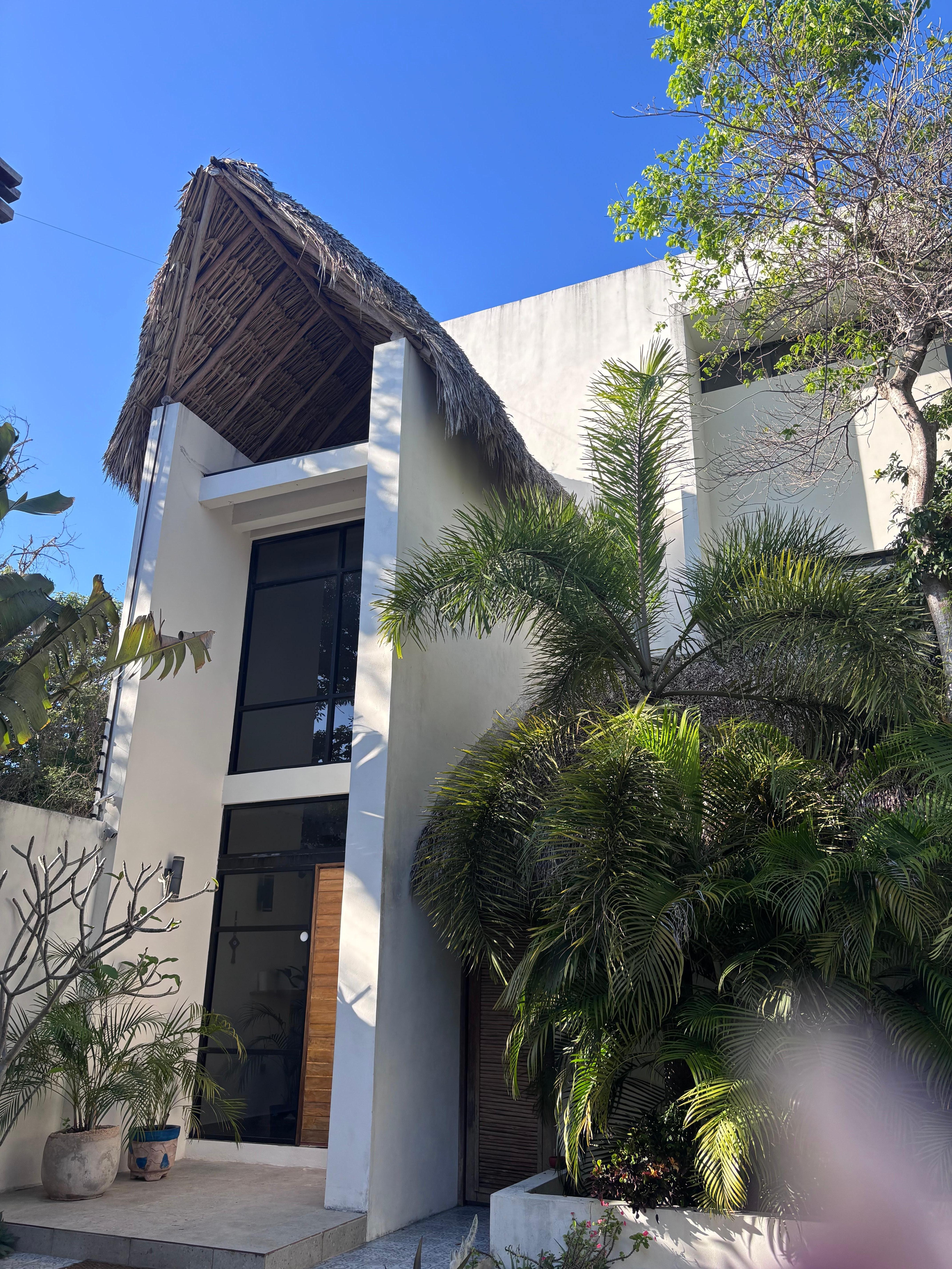 Private, gated entrance with security cameras & locks. 