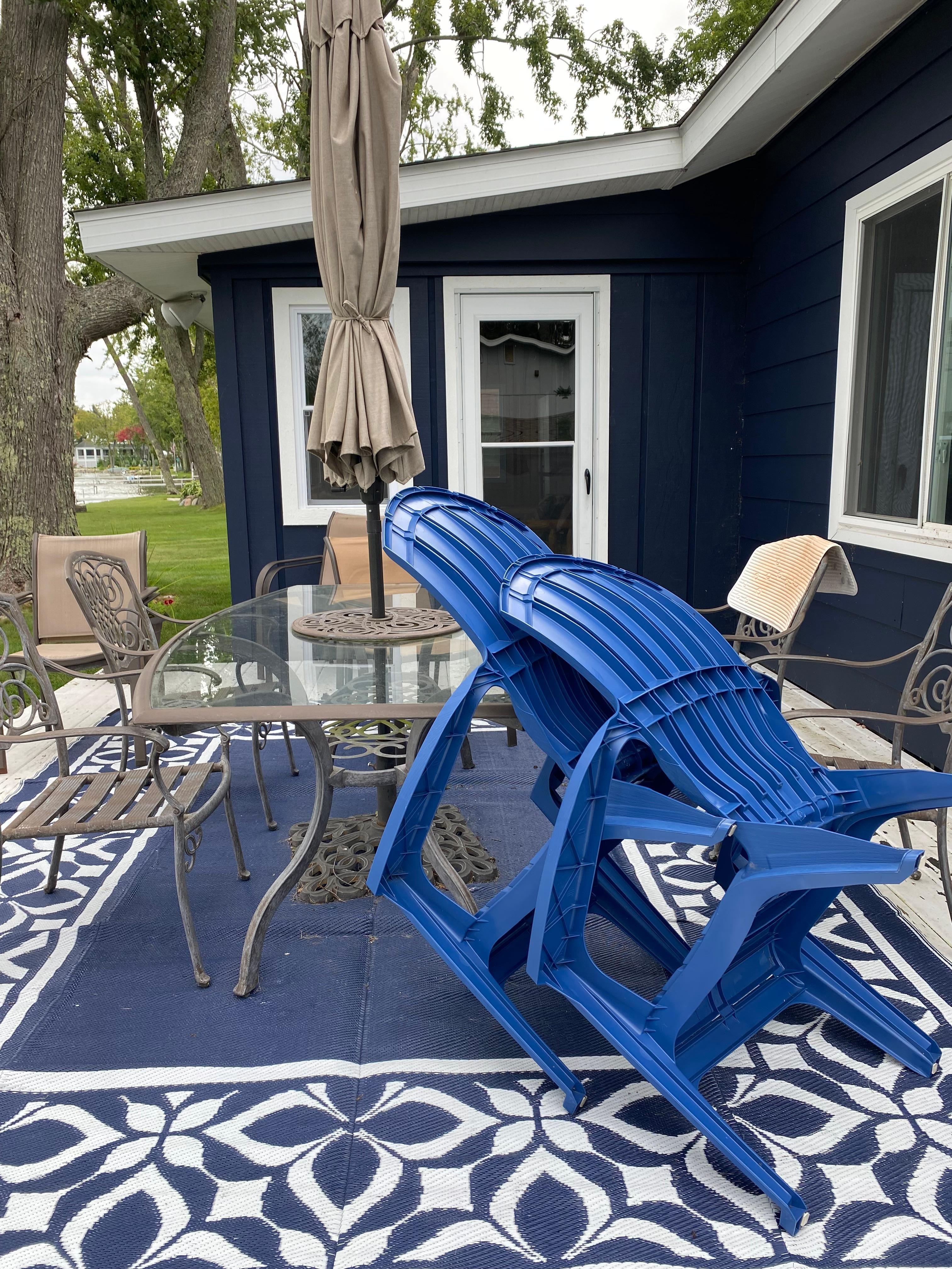 This is how it looked on our arrival kind of messy if you ask me.