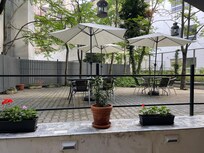 Patio,åpen kun til frokost,veldig synd