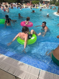 Lazy day swimming