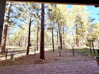 View from the back patio. Morning coffee and evening wine here was amazing!