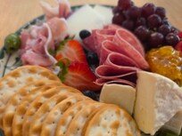 Beautiful charcuterie from the bar
