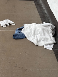 Dirty towels on the floor never picked up in the 2 days we stayed there.