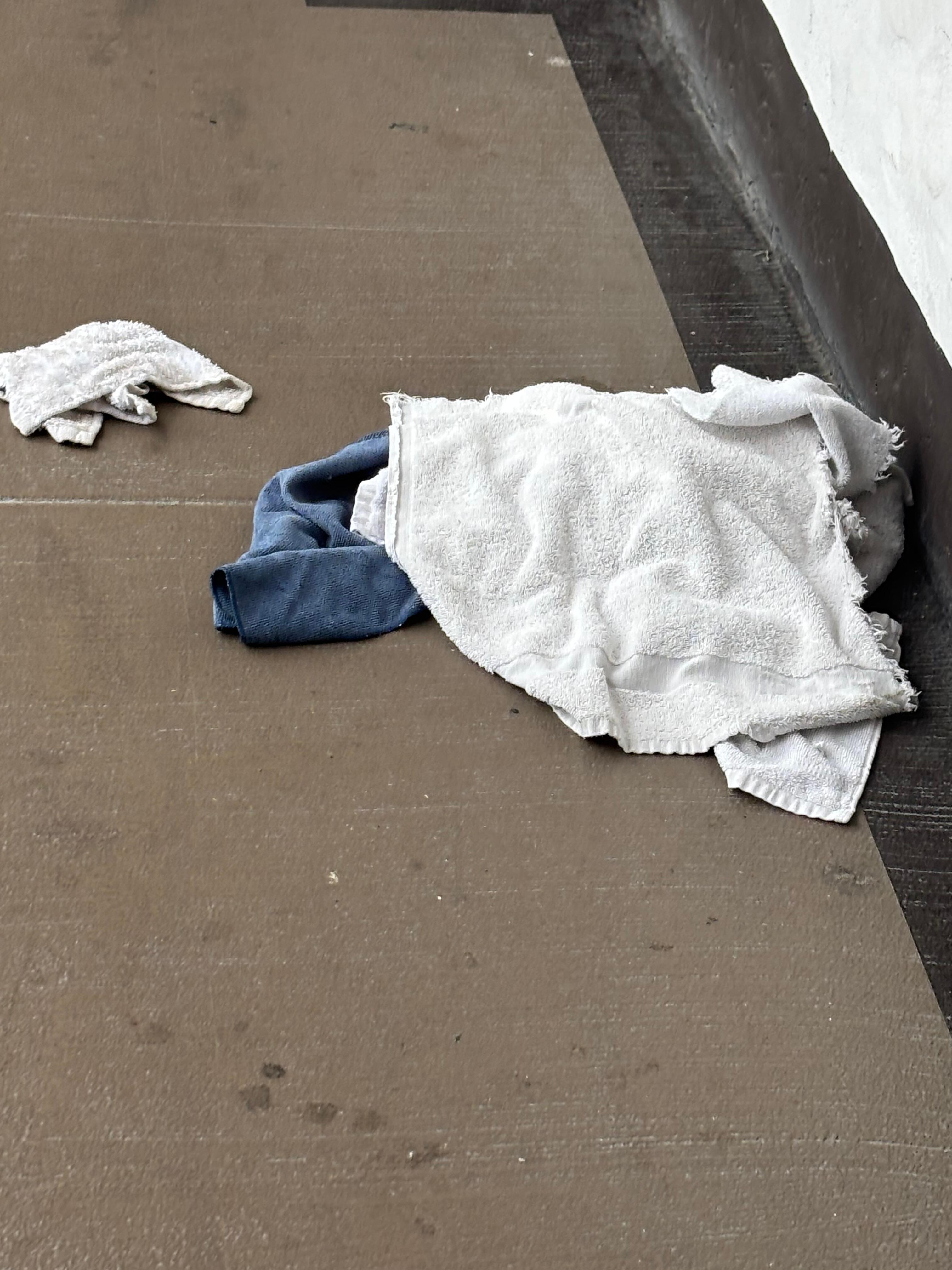 Dirty towels on the floor never picked up in the 2 days we stayed there. 