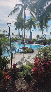 My view from the balcony pool view.