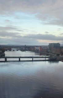 Shannon river by day from room on 9th floor