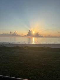 View from our balcony!