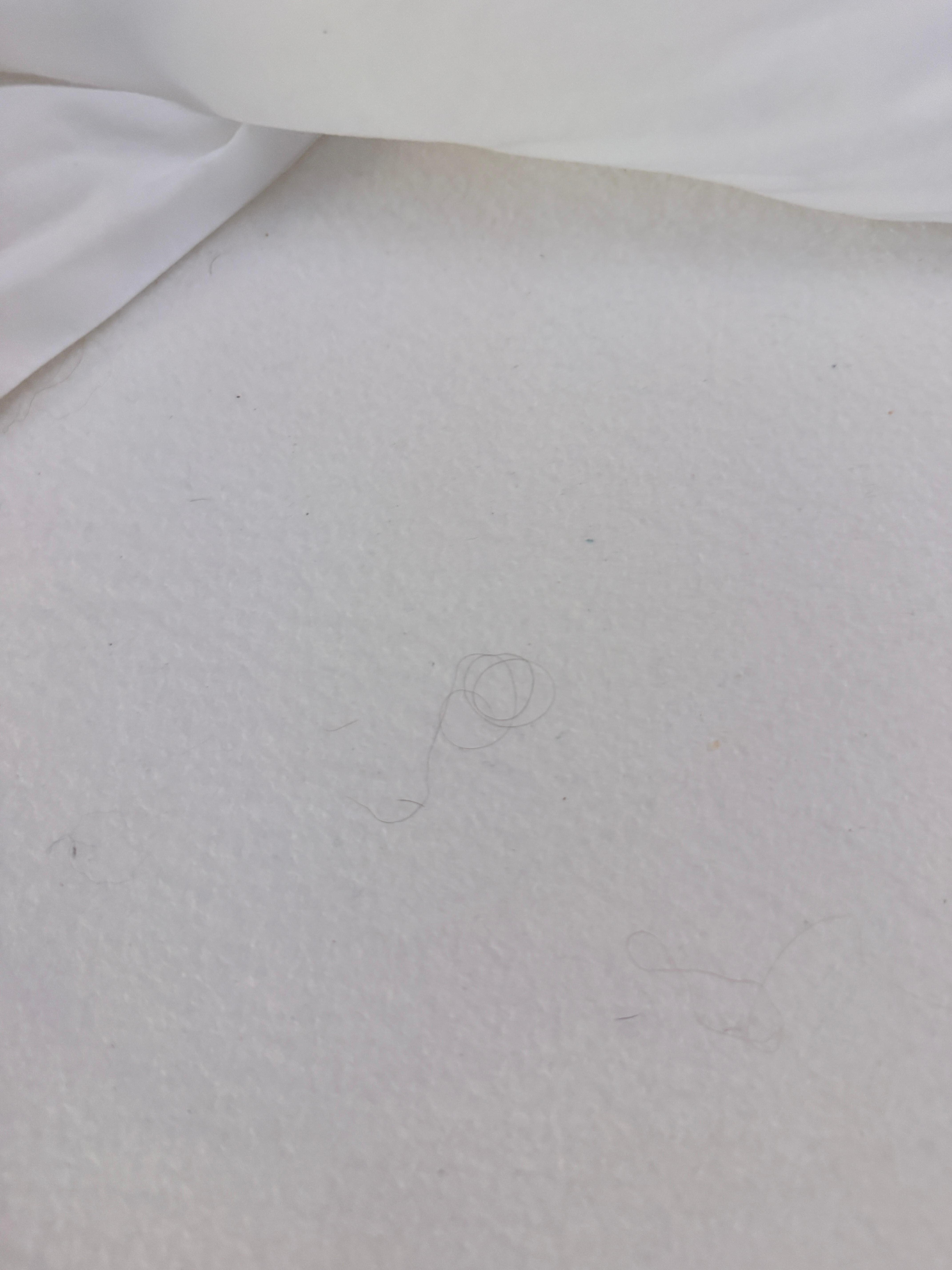 Hair under main linen