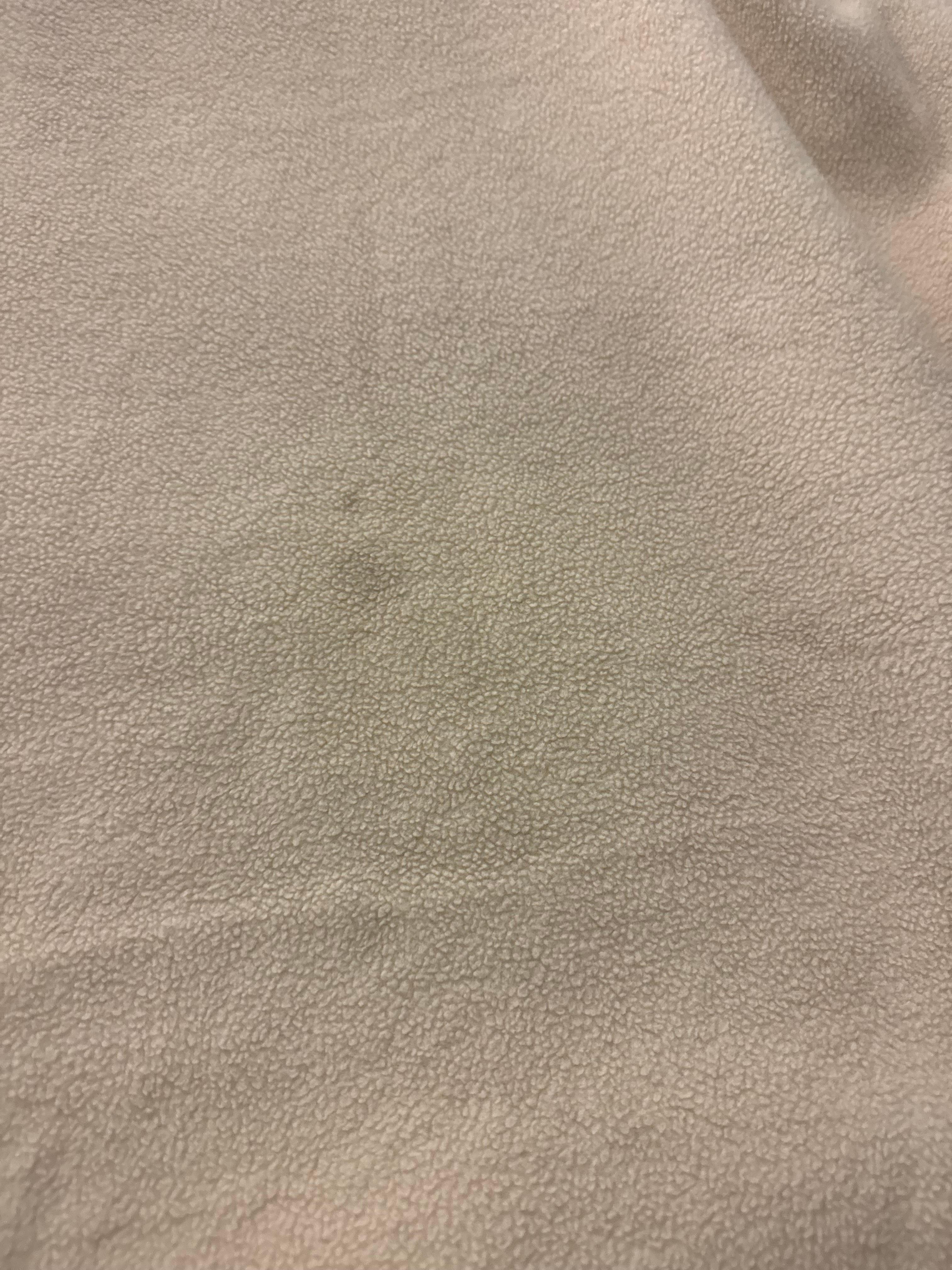 Stained blanket (hard to fully picture), was also the ONLY blanket given.