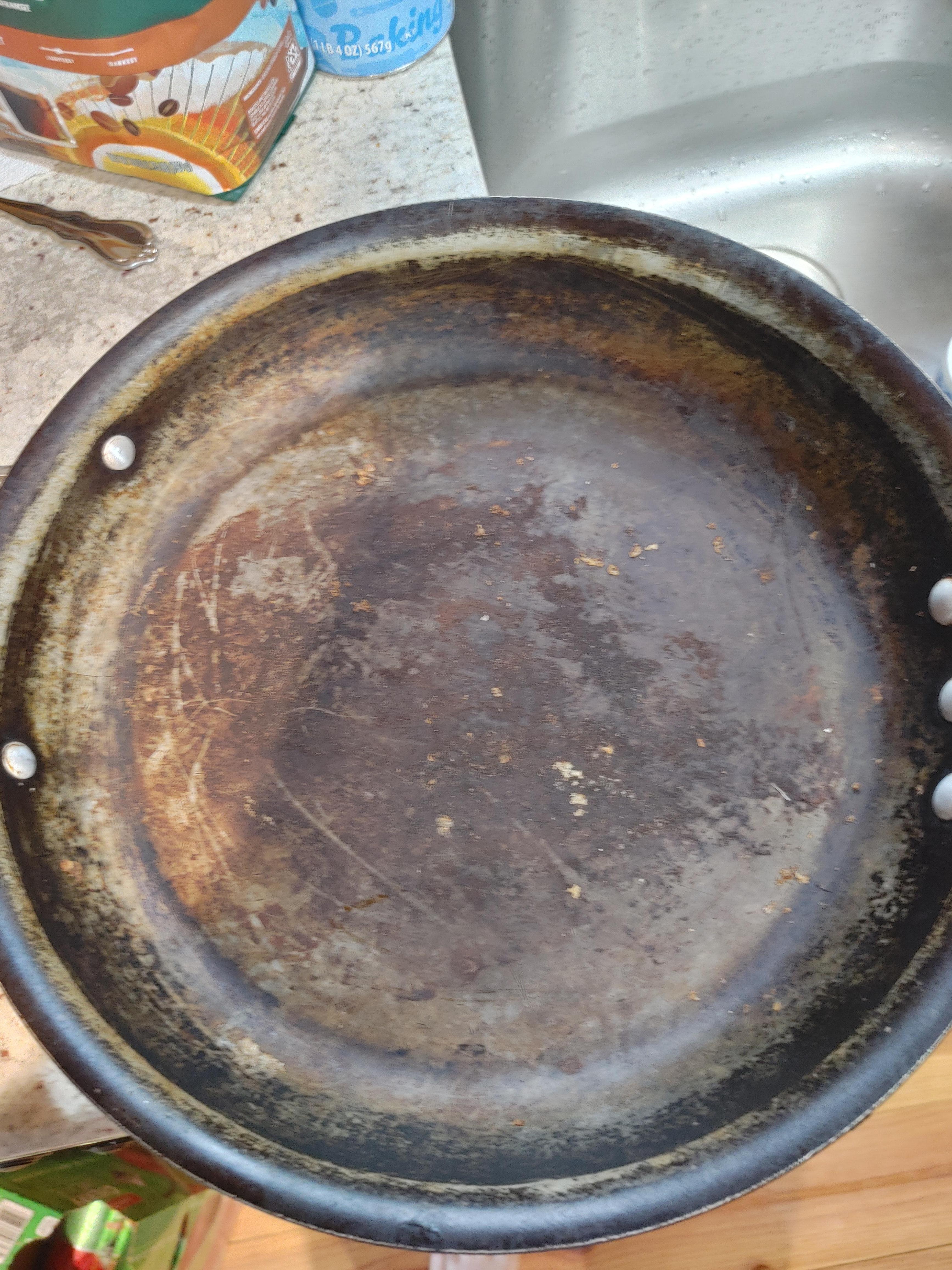 Cooking pan, there were several more.